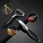 Kitchen Grater Tools Multi-function Fruit Cut Multifunction Carrot Vegetable Chopper Handheld Tool Stainless Steel Peeler Dining - Image 2