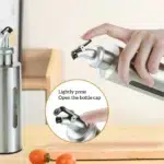190ml Stainless Steel Oil Dispenser Bottle Leakproof Vinegar Sauce Pourer UK - Image 4