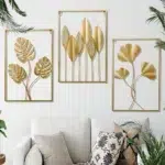 CIFBUY Jungle Plant Shape Iron Wall Hanging Modern Fashion Hanging Iron Metal Wall Hanging Wall Decoration Painting Wall Sticker - Image 11
