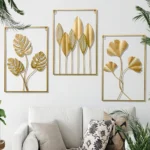 CIFBUY Jungle Plant Shape Iron Wall Hanging Modern Fashion Hanging Iron Metal Wall Hanging Wall Decoration Painting Wall Sticker - Image 2