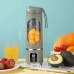 10 Blades Portable Fruit Juicer 450ml Capacity 3 Gears USB Rechargeable Blender Ice Crusher Shakes Smoothies Juicer Cup 40W - Image 7