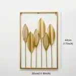 CIFBUY Jungle Plant Shape Iron Wall Hanging Modern Fashion Hanging Iron Metal Wall Hanging Wall Decoration Painting Wall Sticker - Image 4