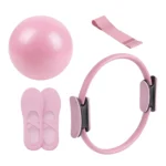 Pilates Ring Resistance Band Set Yoga Ring Workout Portable Exercise Tool Pregnancy Postpartum Toning Strength Training Women - Image 7
