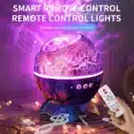 Galaxy Dinosaur Egg Projector Lamp | Bluetooth Starry Sky Night Light with Remote | Kids & Adults Bedroom Star Projector Light - Image 15