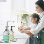 1pcs 400ml Glass Soap Dispenser Refillable Hand Soap Dispenser Premium Bathroom Soap Dispenser for Bathroom Kitchen Decor - Image 3