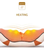 Jinkairui Electric Neck Massager Shiatsu Kneading with Heat 6 Buttons for Shoulder Back Leg Dual Use Home Car Best Gift - Image 3