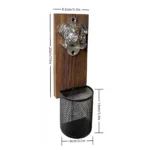 Magnetic Wall Mounted Bottle Opener with Cap Catcher Decorative Bar Kitchen UK - Image 6