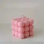 Scented Bubble Cube Candle - 1PC Handmade Soy Wax for Home Decoration & Celebrations - Image 7