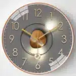 8 Inch Silent Wall Clock | Modern Light Luxury No Ticking Decorative Clock | Stylish Quiet Sweep Movement Wall Clock for Living Room Bedroom Study and Office - Image 10
