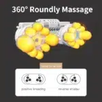 Jinkairui Electric Neck Massager Shiatsu Kneading with Heat 6 Buttons for Shoulder Back Leg Dual Use Home Car Best Gift - Image 4