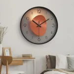 8 Inch Simple Fashion Wall Clock Light Luxury Quiet No Ticking Sound Decorative Clock Suitable For Study, Living Room - Image 3