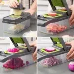 Multifunctional Vegetable Chopper Handle Food Grate Food Chopper Vegetable Slicer Dicer Cut 14/16 in 1 Kitchen Items Cocina - Image 5