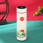 Chinese Style Vacuum Flask Temperature Display Retro Smart Insulated Water Bottle 304 Stainless Steel Thermal Cup Travel Portable - Image 11