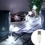 LED Star Fairy Lights Outdoor Chain Lights Garland Bulb String Lights Party Home Wedding Terrace Garden Christmas Decoration 10 80 LEDs - Image 10