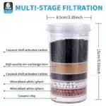 Aoresac Pur® Plus Replacement Water Filter for Pitcher & Dispenser – 6-Stage Long-Last Filter (3-Pack / 6-Pack) - Image 2