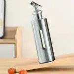 190ml Stainless Steel Oil Dispenser Bottle Leakproof Vinegar Sauce Pourer UK - Image 5