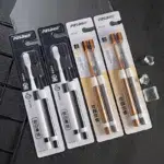 Bamboo Charcoal Toothbrushes 8 Pack | 2 Family Sets Ultra-Soft Wave Bristles | 100% Biodegradable Eco Toothbrush for Adults Couples and Sensitive Gums | Zero Waste Oral Care - Image 3