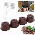 1/3pcs Refillable Coffee Capsules Filter Cup Compatible Taste Adapter Reusable Nescafe Dolce Gusto Machine Pod Compatible Kit - Image 6