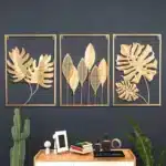 CIFBUY Jungle Plant Shape Iron Wall Hanging Modern Fashion Hanging Iron Metal Wall Hanging Wall Decoration Painting Wall Sticker - Image 13