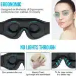 3D Eye Mask Bluetooth Music Play Sleeping Headphones with Built-in HD Speaker Mask For Sleep Headphones Wireless Air Travel 5.0 - Image 5