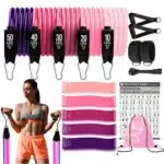 Workout Bar Fitness Resistance Bands Set Pilates Yoga Pull Rope Exercise Training Expander Gym Equipment for Home Bodybuilding - Image 8