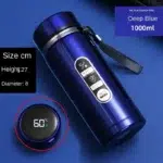 800ML-1L Stainless Steel Thermos Bottle 304 Tea Bottle Car Vacuum Bottle with LED Temperature Display Portable Drinking Cup - Image 10
