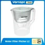 Vortopt 3.5L Water Purifier Filters Pitcher 200 Gallon Fast Filter Water Purification Coffeeware Teaware Drinking Jug BPA Free
