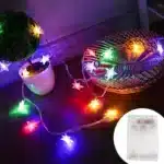 LED Star Fairy Lights Outdoor Chain Lights Garland Bulb String Lights Party Home Wedding Terrace Garden Christmas Decoration 10 80 LEDs - Image 11