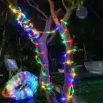 50ft/100 LED Solar String Lights Outdoor Waterproof – Warm White Fairy Rope Lights for Garden, Patio, Christmas & Tree Decor - Image 5