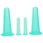 Silicone Vacuum Cupping Massage Jars Anti Cellulite Facial Suction Cups Face Neck Lift Skin Scraping Guasha Anti Wrinkle Set 4 Pieces - Image 21