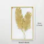 CIFBUY Jungle Plant Shape Iron Wall Hanging Modern Fashion Hanging Iron Metal Wall Hanging Wall Decoration Painting Wall Sticker - Image 9