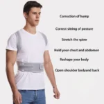 Adjustable Back Brace Posture Corrector for Men & Women – Lumbar Support & Pain Relief - Image 3