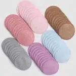 Reusable Makeup Remover Pads | 5, 10 and 20 Pack Washable Face Cleansing Puff Cloth | Soft Eco-Friendly Cosmetic Sponge Pads for Liquid and Cream Makeup Removal