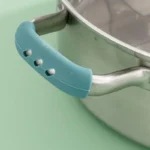 4Pcs Silicone Assist Handle Holder Grip Cast Iron Skillet Handle Covers Heat Resistant Non Slip Pot Grip Handle Sleeves - Image 3