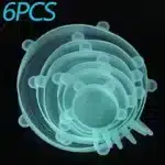 6PCS Silicone Food Cover Lids Set | Reusable Airtight Stretch Bowl Covers | BPA-Free Elastic Kitchen Food Storage Caps | Fridge Oven and Freezer Safe Seal Lids - Image 16