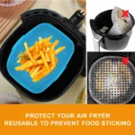 2Pcs Air Fryer Silicone Liner for Ninja Dual Air Fryer Accessories Reusable Baking Pan Basket Oven Pot Liner Kitchen Accessories - Image 3