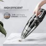 Portable Wireless Vacuum Cleaner Powerful Suction Rechargeable Handheld Vacuum Cleaner Quick Charge for Car Home Pet Hair - Image 5