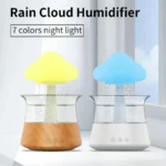 Relax Cloud Rain Diffuser Humidifier Raindrop Aromatherapy Machine Ultrasonic Atomization Humidification Colorful Lamp - Image 5