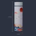 Chinese Style Vacuum Flask Temperature Display Retro Smart Insulated Water Bottle 304 Stainless Steel Thermal Cup Travel Portable - Image 6