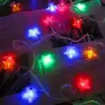 LED Star Fairy Lights Outdoor Chain Lights Garland Bulb String Lights Party Home Wedding Terrace Garden Christmas Decoration 10 80 LEDs - Image 4