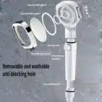 Xiaomi High-Pressure Shower Head – 3 Modes Adjustable Water-Saving Filter (Smart Bathroom Accessory 2026) - Image 5