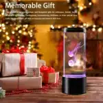 Jellyfish Lava Lamp Aquarium Ocean Night Lights 7 Colors LED Jellyfish Mood Lights Four Home Bedroom Desktop Decoration Gift ABS - Image 6