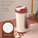 Stylish Ceramic Insulated Cup Stainless Steel Double Wall Vacuum Flasks Reusable Portable Travel Coffee Mug Kitchen Drinkware - Image 8