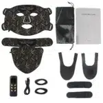 LED 8 Colors Face Mask and Neck Red Light  Near Infrared Therapy Anti Aging Wrinkle Acne Pore Oil Control Skin Tighten Whiten - Image 6