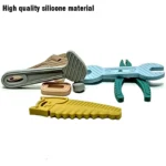6pcs Hammer spanner pliers tool teether boilable soft silicone baby baby biting gum music teething stick anti-eating hand - Image 2