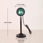 Sunset Projection Light Remote Control 16 Colour | 180 Degree Rotating LED Ambient Night Light | Bedroom Photography Background Wall Decor - Image 6
