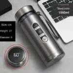 800ML-1L Stainless Steel Thermos Bottle 304 Tea Bottle Car Vacuum Bottle with LED Temperature Display Portable Drinking Cup - Image 11