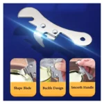 Stainless Steel Portable Bottle Jar Opener 4 Colors Kitchen Gadget Easy Multi-function Can Opener Safety Side Cut Manual Tools - Image 2