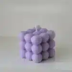 Scented Bubble Cube Candle - 1PC Handmade Soy Wax for Home Decoration & Celebrations - Image 10