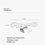 Stainless Steel Portable Bottle Jar Opener 4 Colors Kitchen Gadget Easy Multi-function Can Opener Safety Side Cut Manual Tools - Image 3